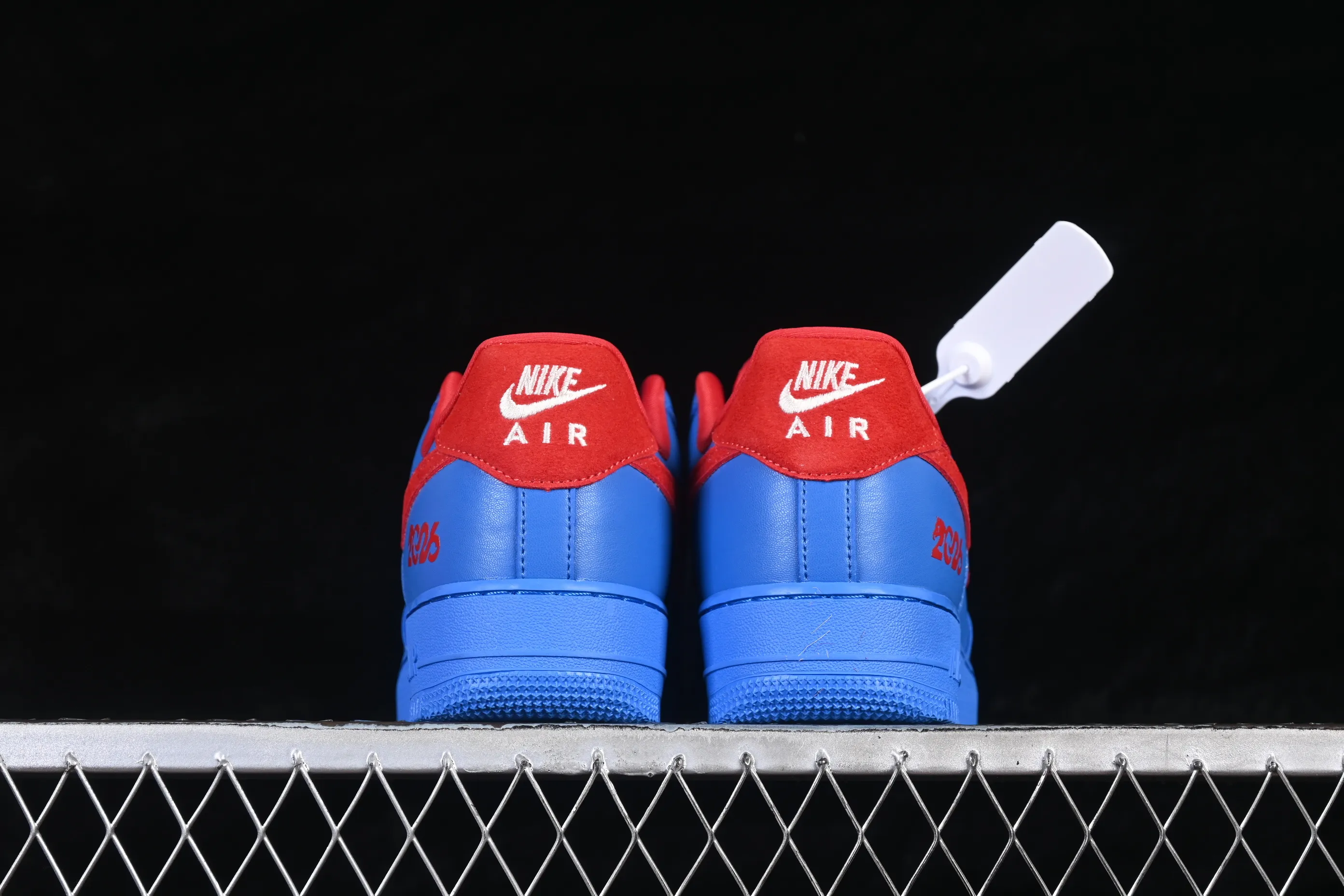 All categories Nk Air Force 1 Air Force series Nk Air Force 1 Low Air Force low top Nike Air Force 1'07 Low Year of the Horse joint blue sea flame red Air Force 1 low top casual sneakers DF0188-128